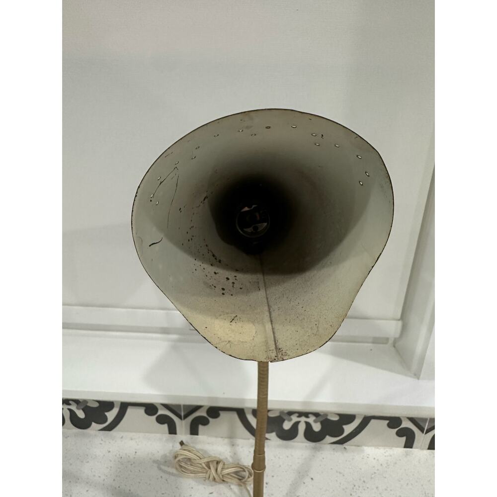 Vintage Brass Bankers Desk Table Lamp Light - Swivel Neck - Picture 3 of 5